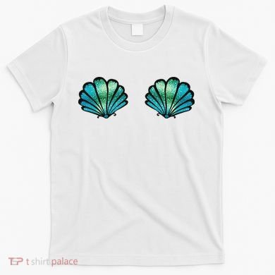 Mermaid, Seashell, Sea, Shell, Bikini, Carnival, Halloween, T-Shirt