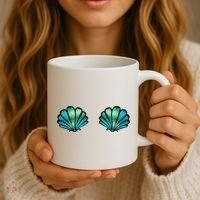 Mermaid, Seashell, Sea, Shell, Bikini, Carnival, Halloween, Coffee Mug thumb 3