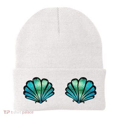 Mermaid, Seashell, Sea, Shell, Bikini, Carnival, Halloween, Beanie