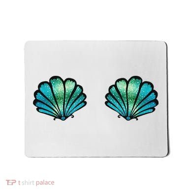 Mermaid, Seashell, Sea, Shell, Bikini, Carnival, Halloween, Mousepad