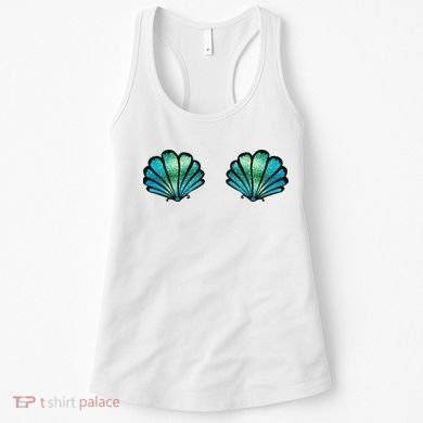 Mermaid, Seashell, Sea, Shell, Bikini, Carnival, Halloween, Women's Tank Top