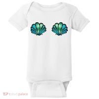 Mermaid, Seashell, Sea, Shell, Bikini, Carnival, Halloween, Baby Bodysuit thumb 0