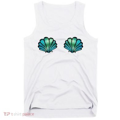 Mermaid, Seashell, Sea, Shell, Bikini, Carnival, Halloween, Tank Top
