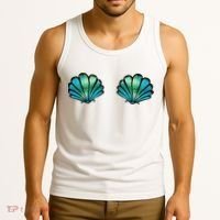 Mermaid, Seashell, Sea, Shell, Bikini, Carnival, Halloween, Tank Top thumb 3