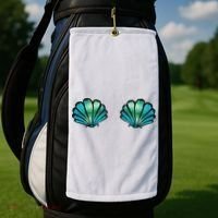 Mermaid, Seashell, Sea, Shell, Bikini, Carnival, Halloween, Golf Towel thumb 2