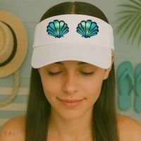 Mermaid, Seashell, Sea, Shell, Bikini, Carnival, Halloween, Visor thumb 2