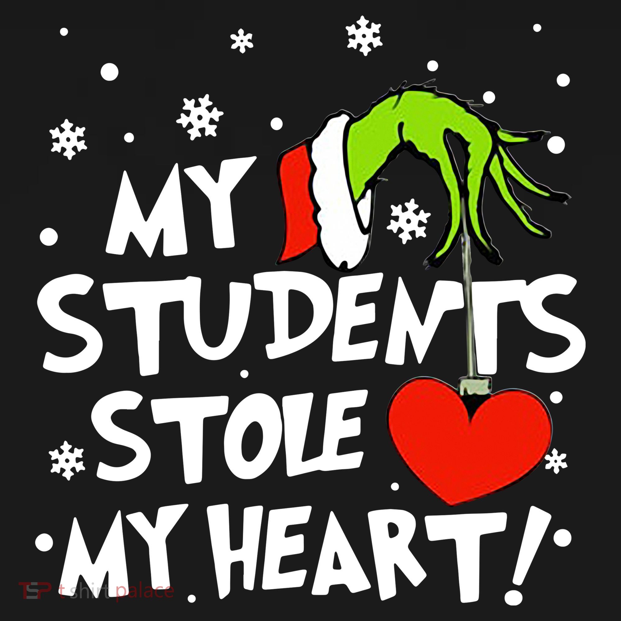 My Students Stole My Heart Christmas Backpack