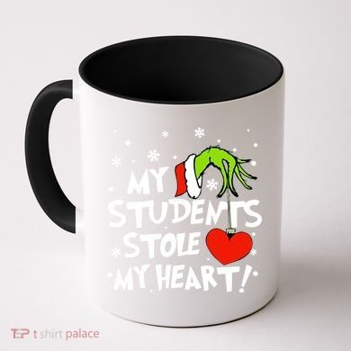 My Students Stole My Heart Christmas Coffee Mug