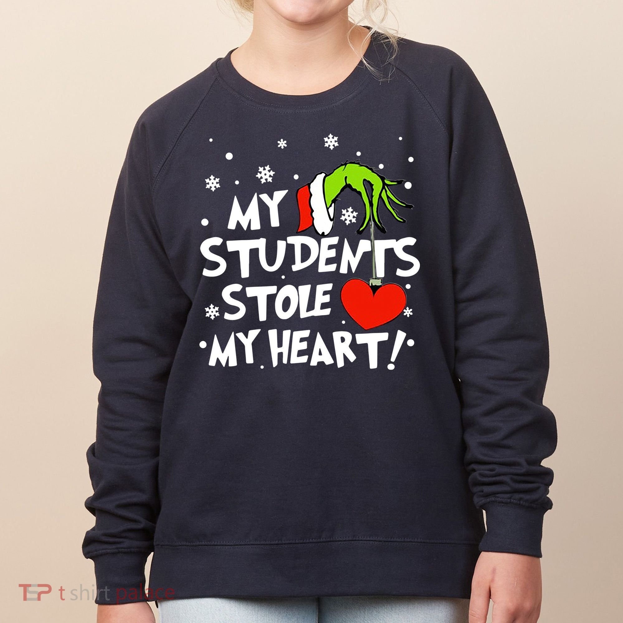 My Students Stole My Heart Christmas Women's Sweatshirt