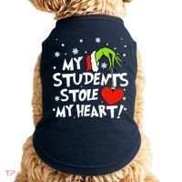 My Students Stole My Heart Christmas Doggie Tank thumb 0