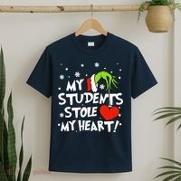 My Students Stole My Heart Christmas T-Shirt thumb 2