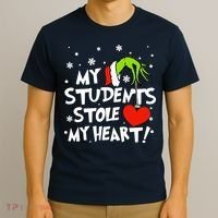 My Students Stole My Heart Christmas T-Shirt thumb 3