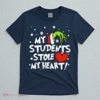 My Students Stole My Heart Christmas T-Shirt thumb 5