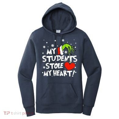 My Students Stole My Heart Christmas Women's Hoodie
