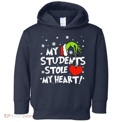 My Students Stole My Heart Christmas Toddler Hoodie