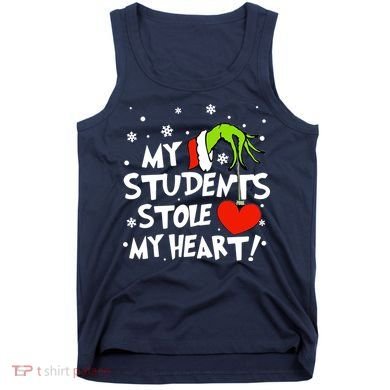 My Students Stole My Heart Christmas Tank Top