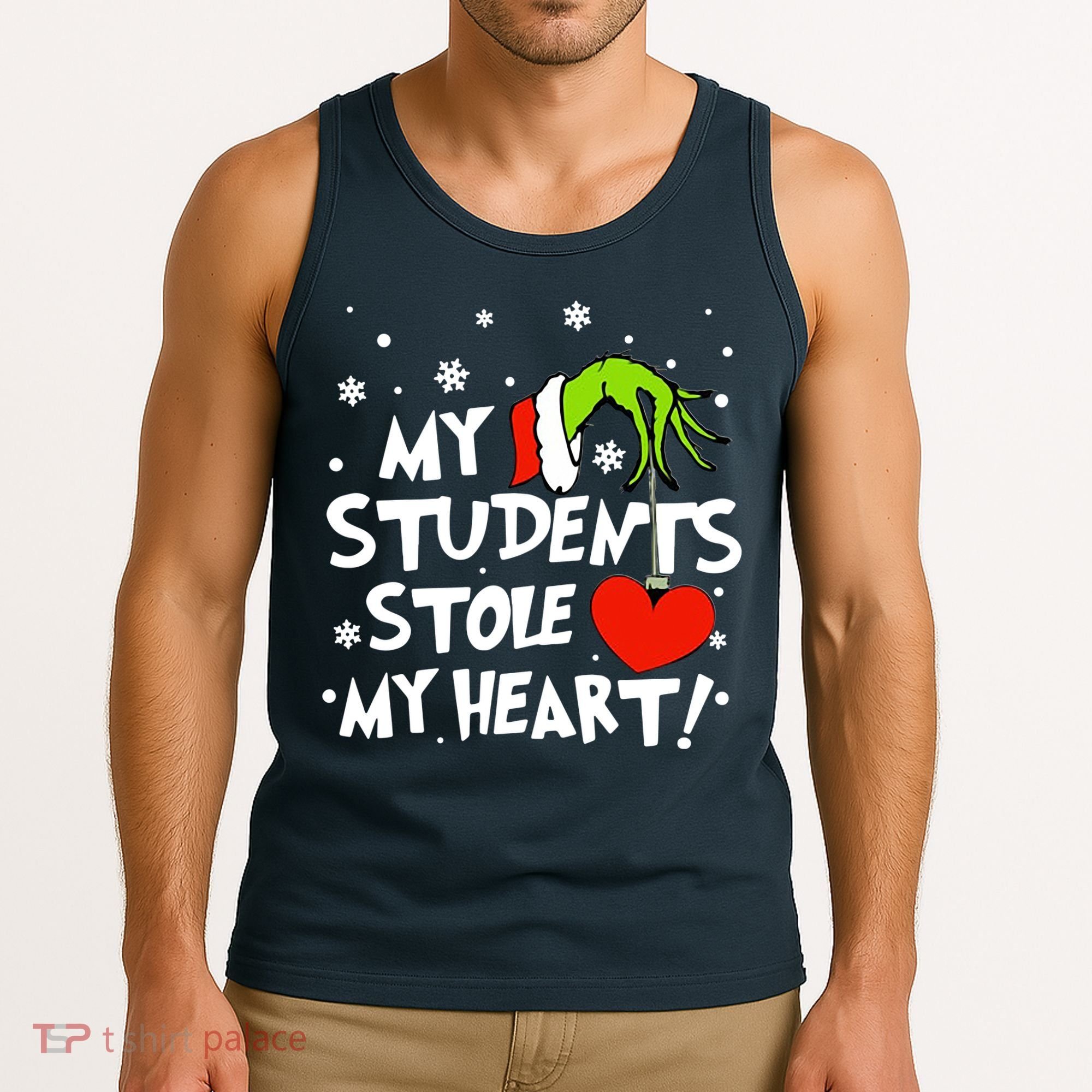 My Students Stole My Heart Christmas Tank Top