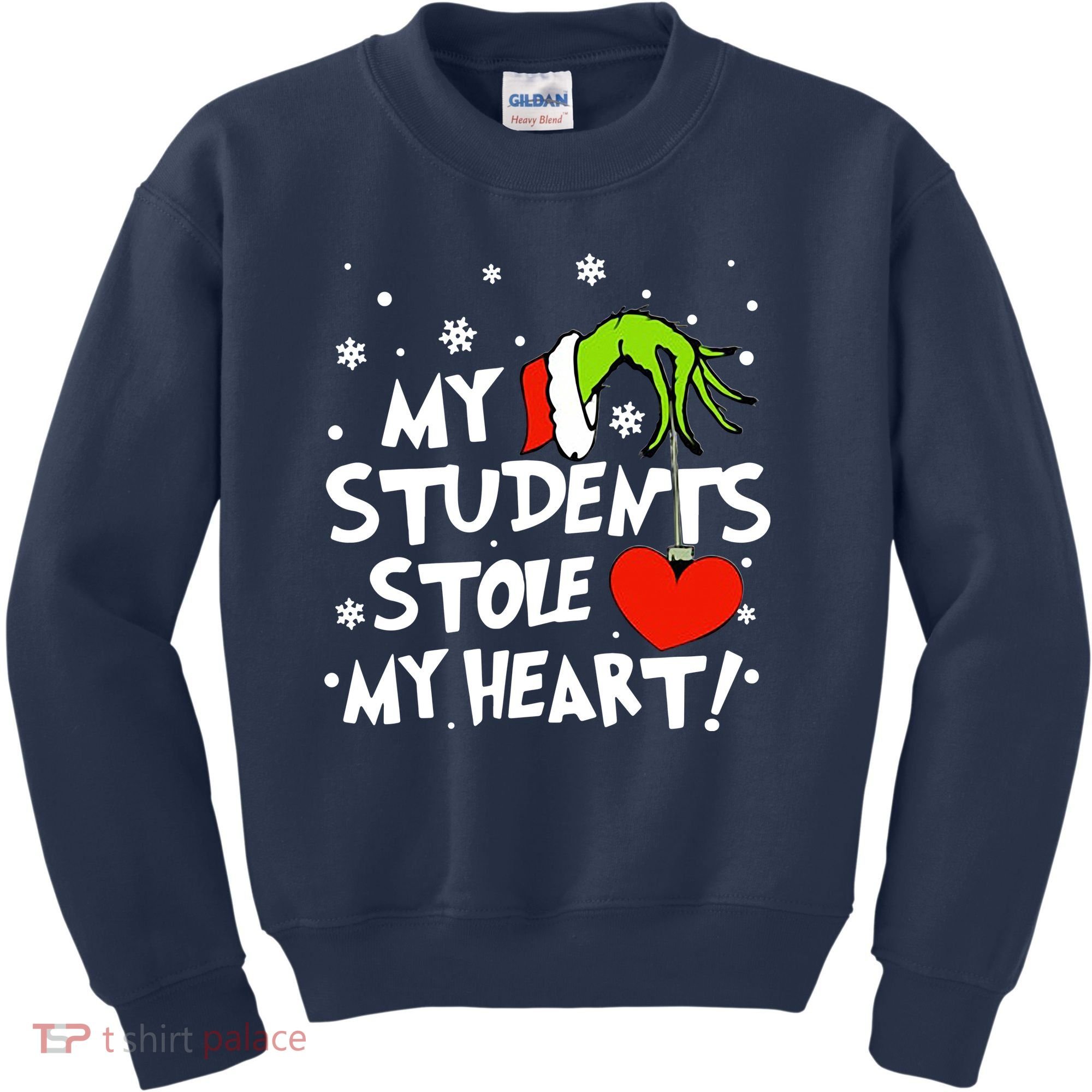 My Students Stole My Heart Christmas Kids Sweatshirt