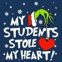 My Students Stole My Heart Christmas Kids Hoodie thumb 5