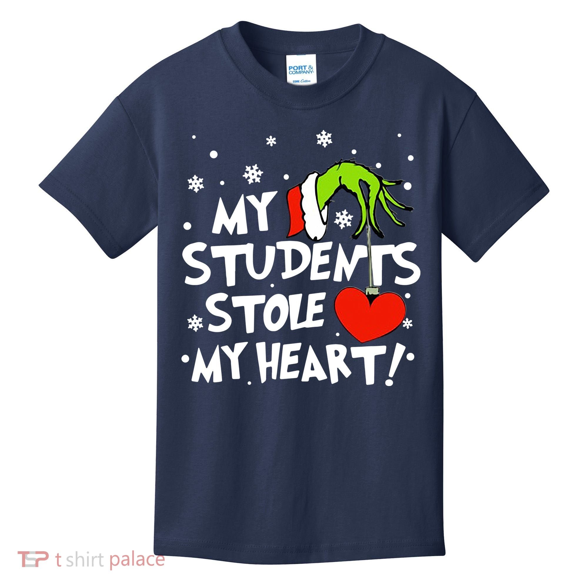 My Students Stole My Heart Christmas Kids T-Shirt