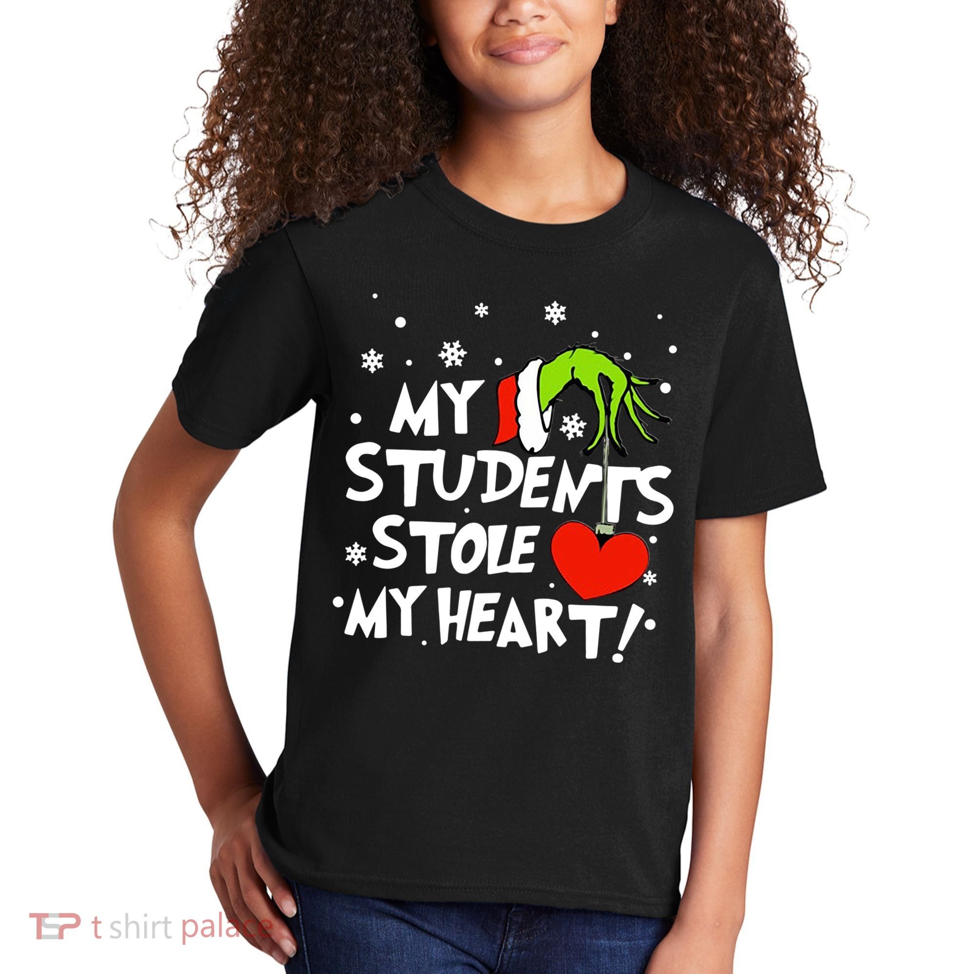 My Students Stole My Heart Christmas Kids T-Shirt