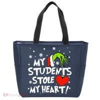 My Students Stole My Heart Christmas Tote Bag thumb 0