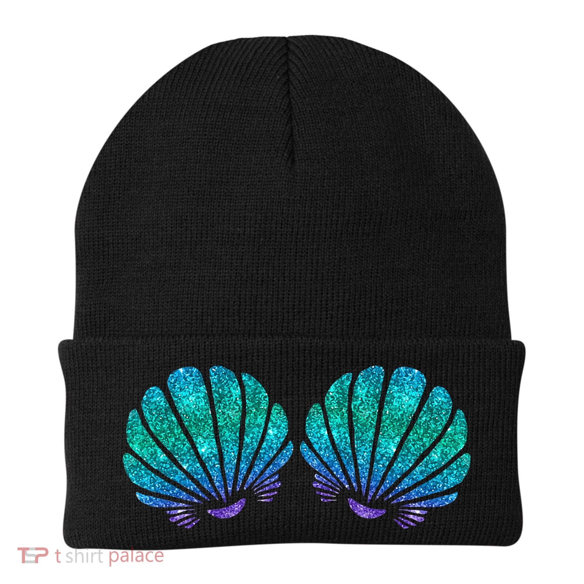 Mermaid Sea Shell Bra Costume Beanie