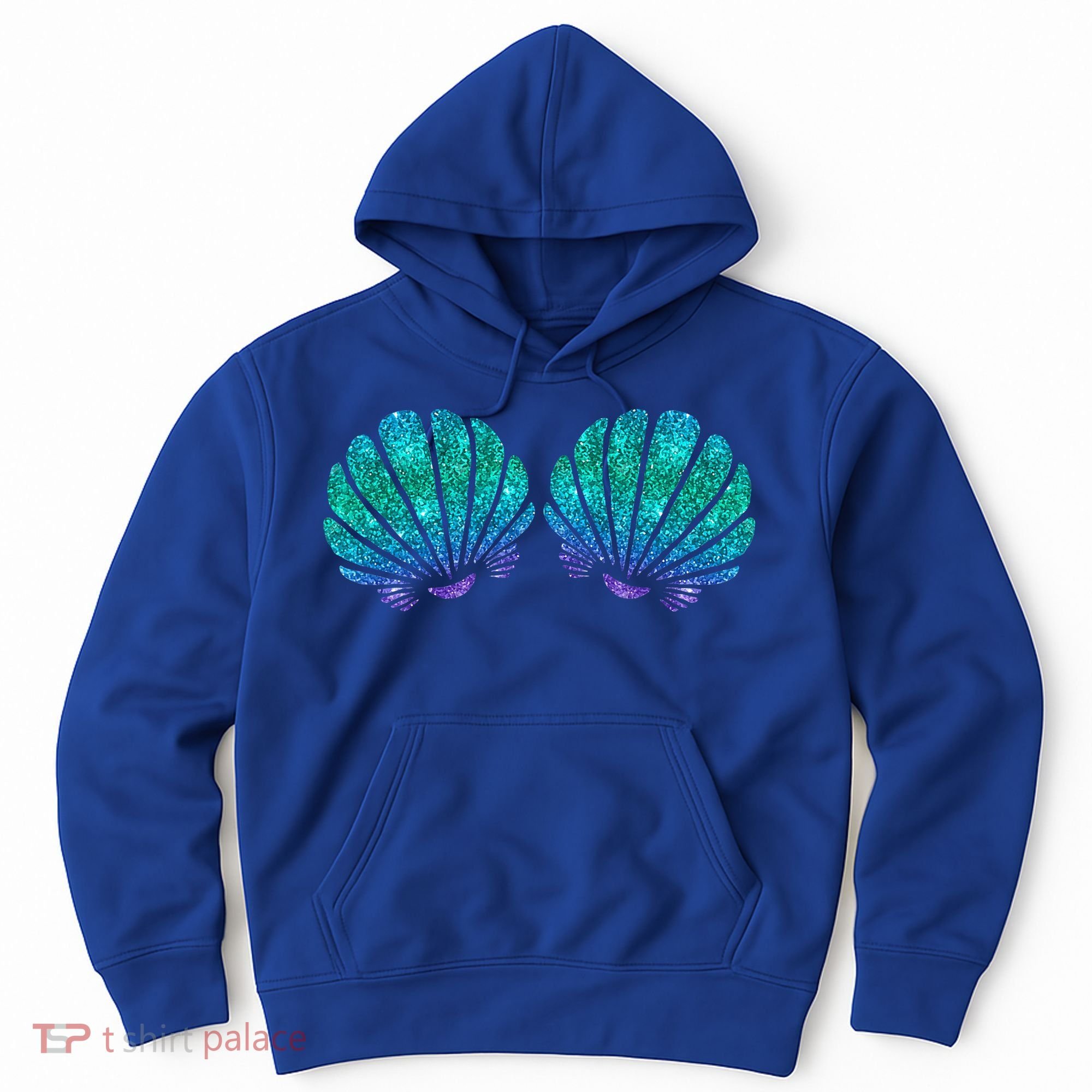 Mermaid Sea Shell Bra Costume Hoodie