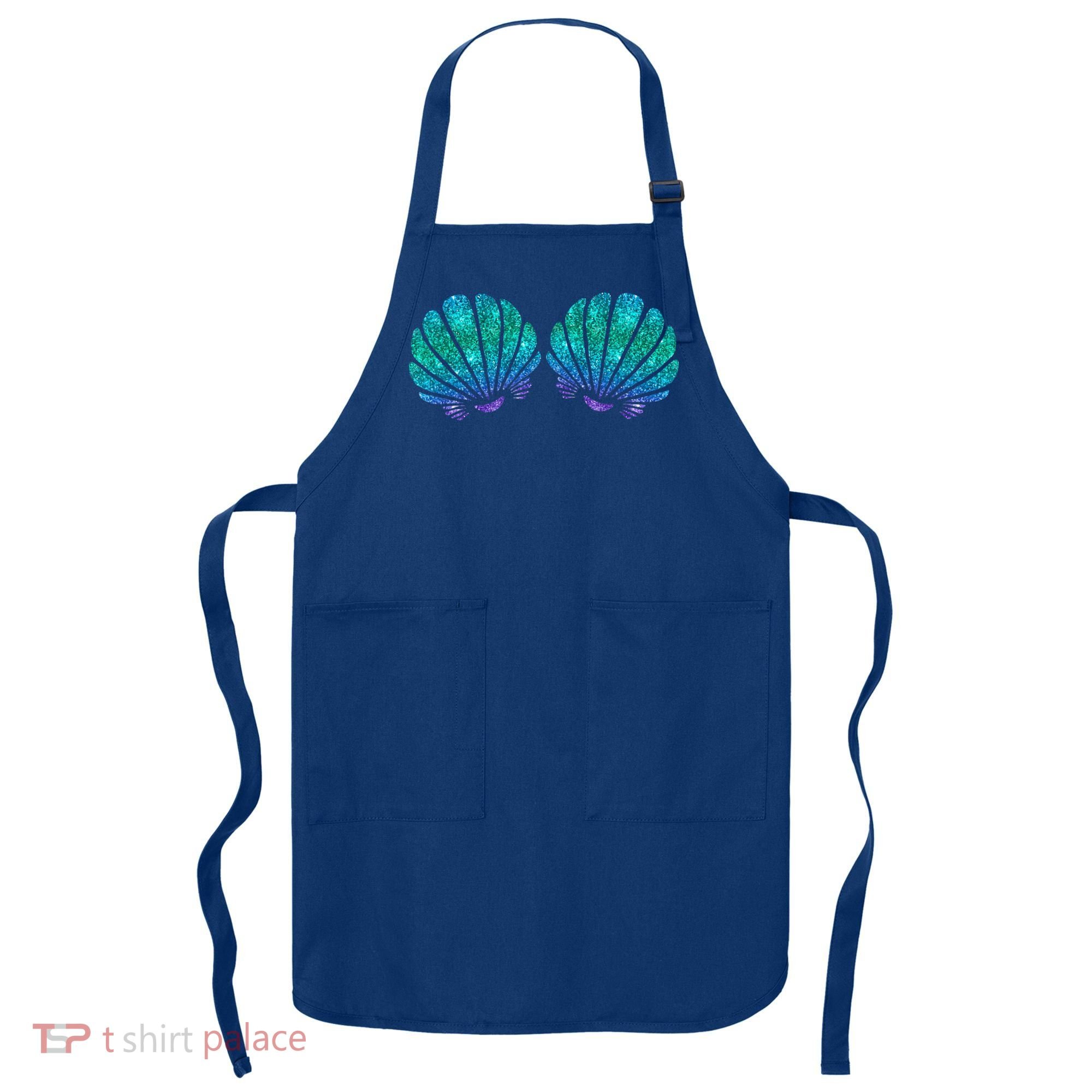 Mermaid Sea Shell Bra Costume Apron