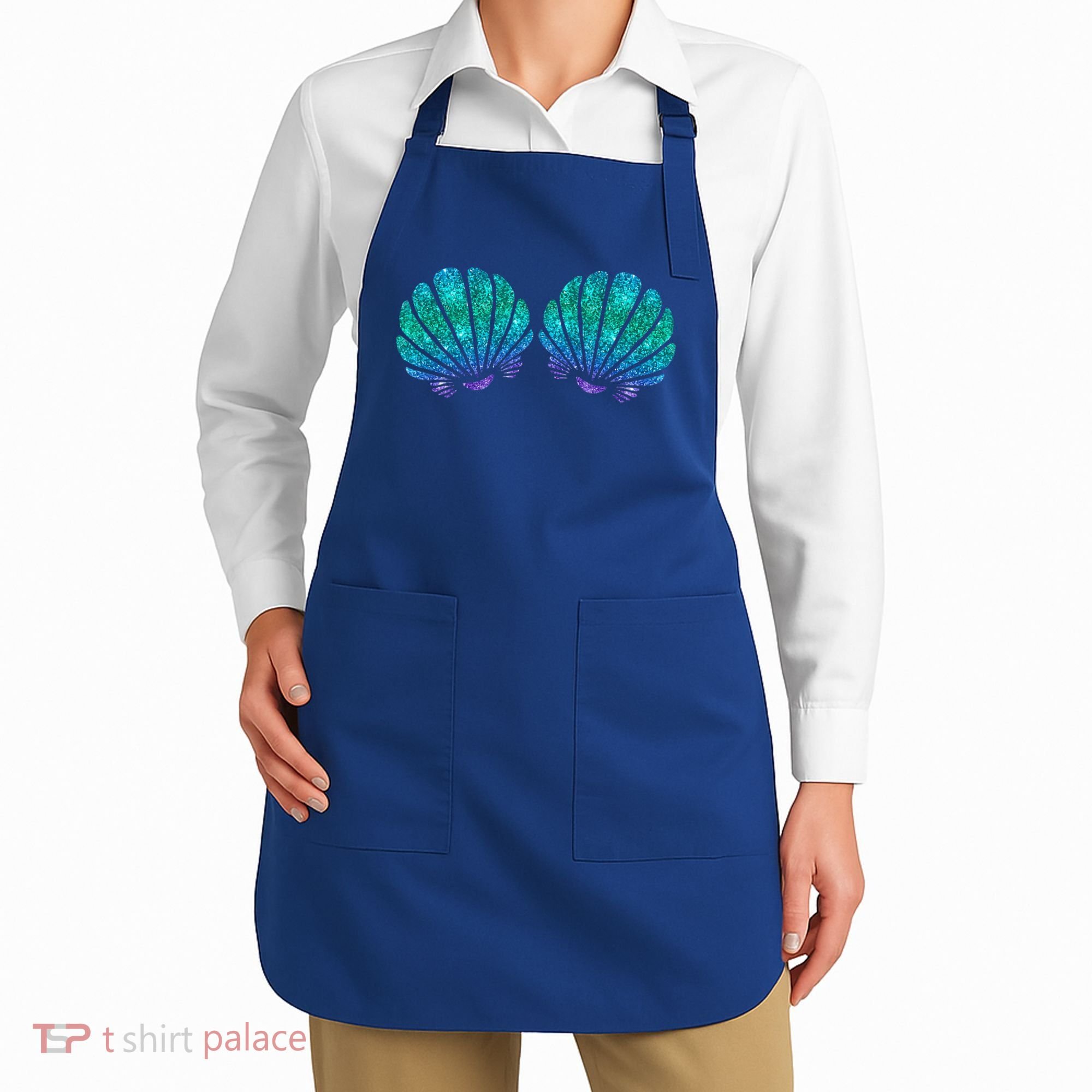 Mermaid Sea Shell Bra Costume Apron