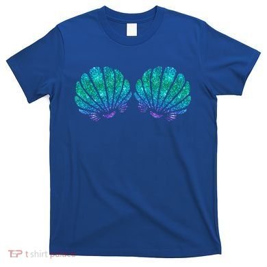 Mermaid Sea Shell Bra Costume T-Shirt