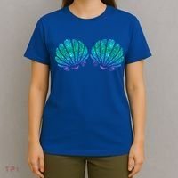Mermaid Sea Shell Bra Costume T-Shirt thumb 4
