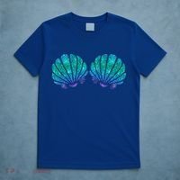 Mermaid Sea Shell Bra Costume T-Shirt thumb 5