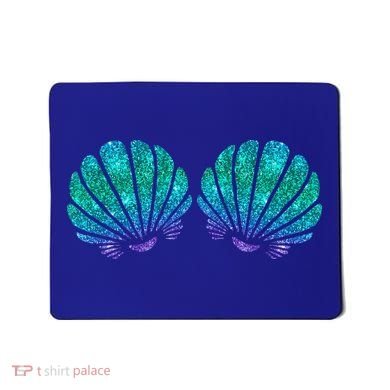 Mermaid Sea Shell Bra Costume Mousepad