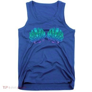Mermaid Sea Shell Bra Costume Tank Top