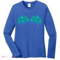 Mermaid Sea Shell Bra Costume Women's Long Sleeve Shirt thumb 0