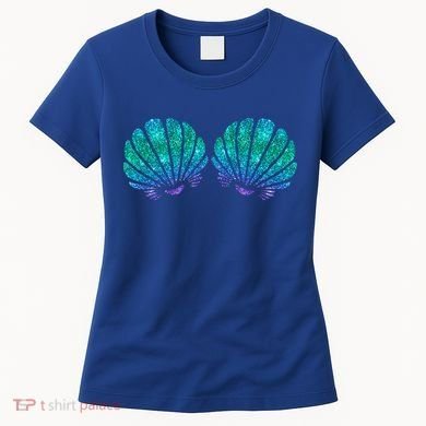 Mermaid Sea Shell Bra Costume Women's T-Shirt