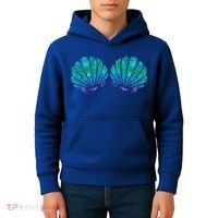 Mermaid Sea Shell Bra Costume Kids Hoodie thumb 4