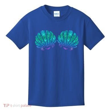 Mermaid Sea Shell Bra Costume Kids T-Shirt