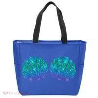 Mermaid Sea Shell Bra Costume Tote Bag thumb 0