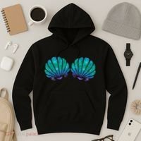 Mermaid Sea Shell Bra Costume Hoodie thumb 3