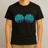 Mermaid Sea Shell Bra Costume T-Shirt thumb 3