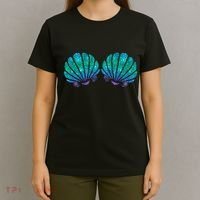 Mermaid Sea Shell Bra Costume T-Shirt thumb 4