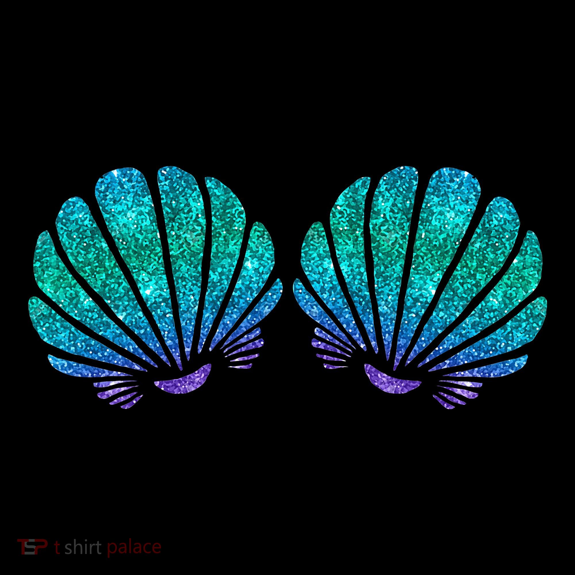 Mermaid Sea Shell Bra Costume Mousepad