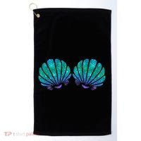 Mermaid Sea Shell Bra Costume Golf Towel thumb 0