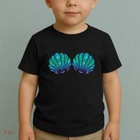 Mermaid Sea Shell Bra Costume Toddler T-Shirt thumb 2