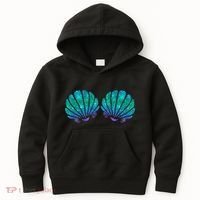 Mermaid Sea Shell Bra Costume Kids Hoodie thumb 0