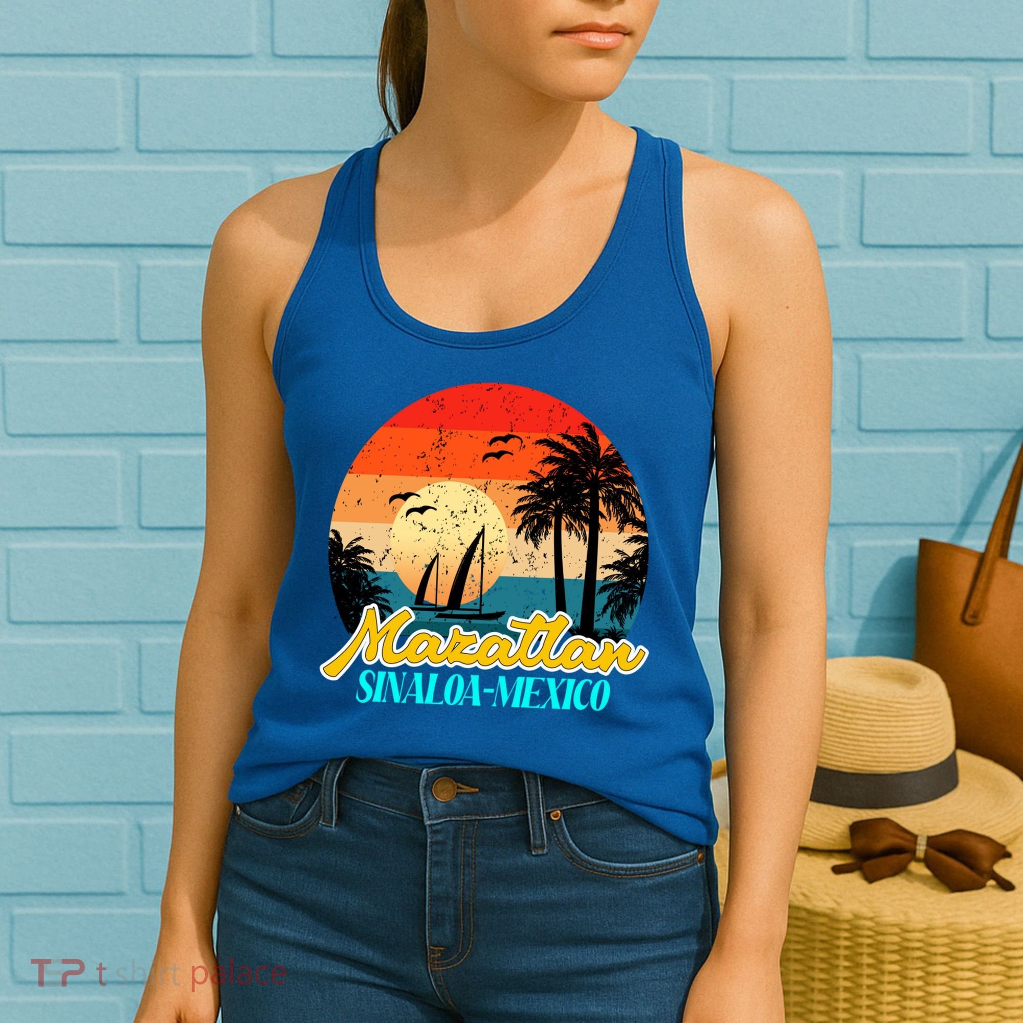 Mazatlan Souvenirs Sinaloa Mexico Vacation Vacay Mode Cute Gift Women's Tank Top