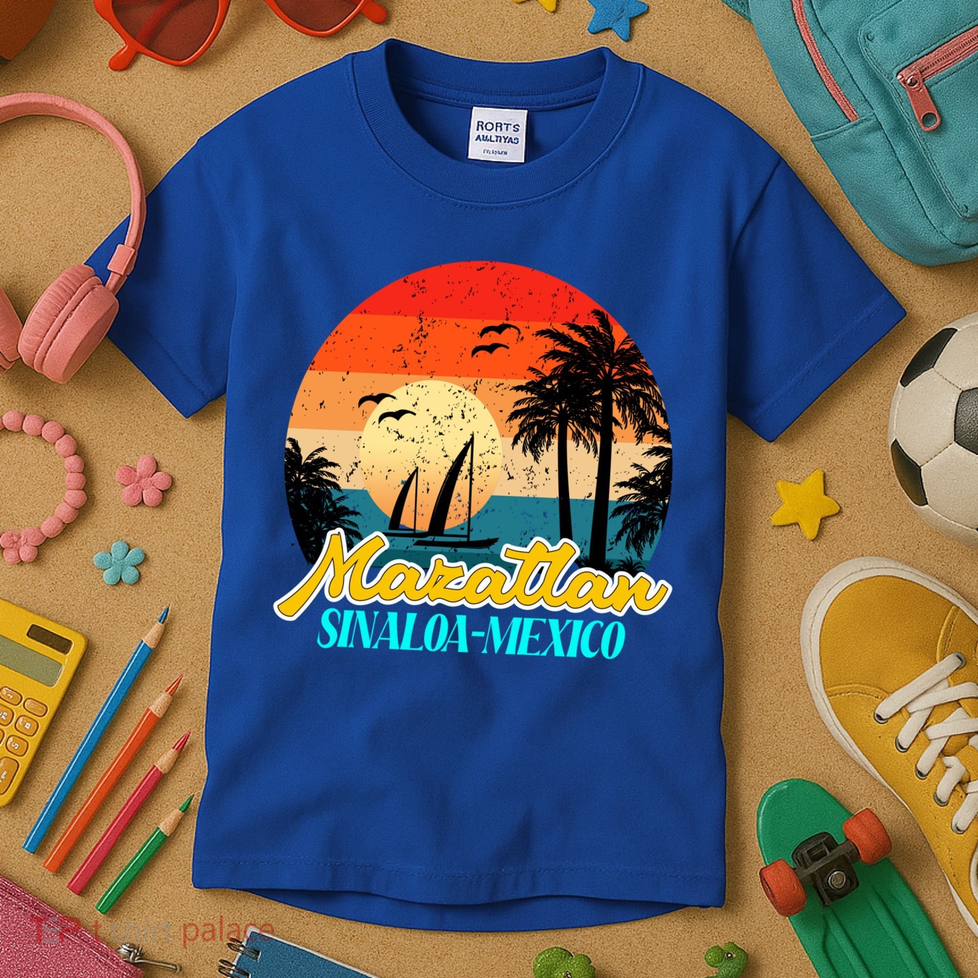 Mazatlan Souvenirs Sinaloa Mexico Vacation Vacay Mode Cute Gift Kids T-Shirt