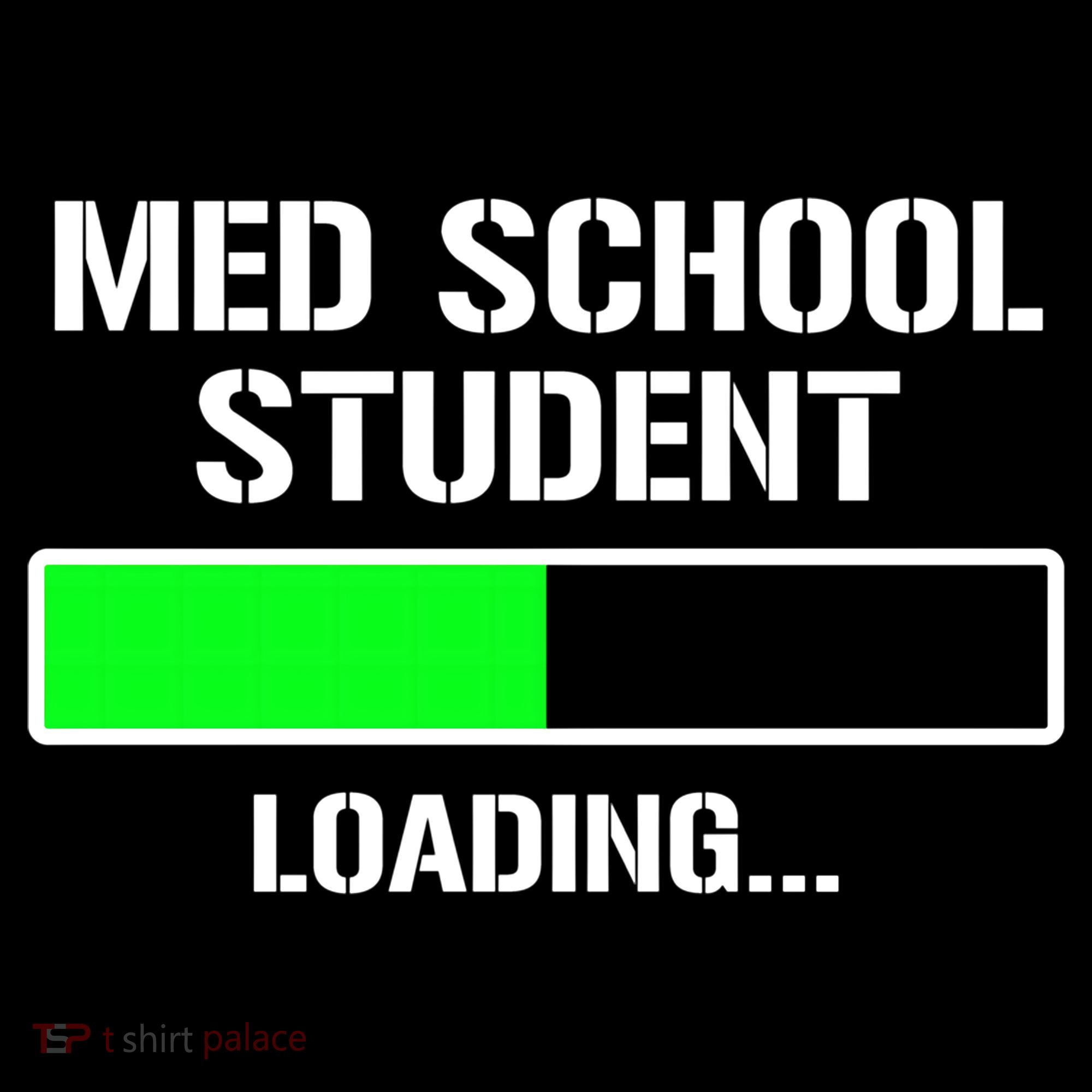 Med School Student Loading Funny Medical School Doctor Great Gift Women's Hoodie